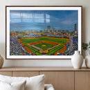 Wrigley Field Chicago Cubs Panoramic Canvas Print –