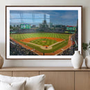 Wrigley Field Chicago Cubs Panoramic Canvas Print –