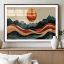 Mountain Triptych Wall Art Canvas Print – Western Nature