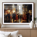 Abstract Jazz Art Wall Art Canvas Print – Colorful Musical