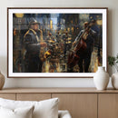 Jazz Canvas Wall Art Print – Abstract African American Music