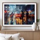 African American Jazz Canvas Wall Art Print – Abstract Music