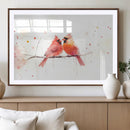 Cardinal Bird Canvas Wall Art - Male and Female Cardinal by MyGreatCanvas | Canvas Wall Art Prints | Photo Prints & Wall Decor