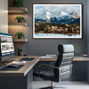 Grand Teton Park Wall Art Canvas Print – Framed Alpine Lake