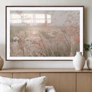 Pastel Grasses Wall Art Canvas Print – Framed Soft Meadow