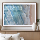 Aerial Ocean View Wall Art Canvas Print – Framed Soft Blue by MyGreatCanvas | Canvas Wall Art Prints | Photo Prints & Wall Decor