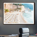 Beach Wall Art Canvas Print – Framed Coastal Seascape Summer