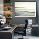 Coastal Cliffs Wall Art Canvas Print – Misty Ocean Seascape