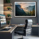 Yosemite Valley Wall Art Canvas Print – Framed Mountain