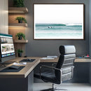Surfing Wall Art Canvas Print – Framed Ocean Waves