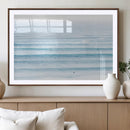 Ocean Wave Surfer Wall Art – Framed Minimal Seascape Canvas by MyGreatCanvas | Canvas Wall Art Prints | Photo Prints & Wall Decor