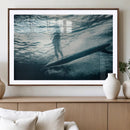 Underwater Surf Wall Art – Framed Ocean Wave Canvas Artwork, by MyGreatCanvas | Canvas Wall Art Prints | Photo Prints & Wall Decor