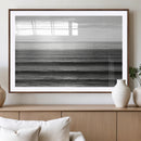 Monochrome Ocean Wall Art Canvas Print – Framed Moody Ocean by MyGreatCanvas | Canvas Wall Art Prints | Photo Prints & Wall Decor