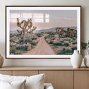 Joshua Tree Wall Art Canvas Print – Framed Desert Road Scene by MyGreatCanvas | Canvas Wall Art Prints | Photo Prints & Wall Decor