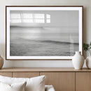 Black White Seascape Wall Art Canvas Print – Framed Ocean by MyGreatCanvas | Canvas Wall Art Prints | Photo Prints & Wall Decor