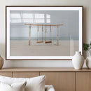 Beach Swing Wall Art Canvas Print – Framed Quiet Beach Art by MyGreatCanvas | Canvas Wall Art Prints | Photo Prints & Wall Decor