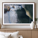 Nazare Coast Wall Art Canvas Print – Framed Aerial Ocean Art by MyGreatCanvas | Canvas Wall Art Prints | Photo Prints & Wall Decor