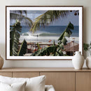 Tropical Shoreline Wall Art Canvas Print – Framed Surfer by MyGreatCanvas | Canvas Wall Art Prints | Photo Prints & Wall Decor