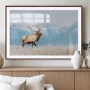 Mountain Elk Wall Art Canvas Print – Framed Rustic Wildlife by MyGreatCanvas | Canvas Wall Art Prints | Photo Prints & Wall Decor