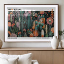 Modern Japanese Wall Art Canvas Print – Framed Abstract