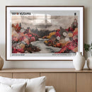 Modern Japanese Wall Art Canvas Print – Framed Abstract