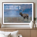 Elk Wall Decor Canvas Print – Framed Rustic Wildlife Art by MyGreatCanvas | Canvas Wall Art Prints | Photo Prints & Wall Decor