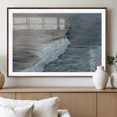 Ocean Waves Wall Art Canvas Print – Framed Coastal Serenity