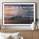 Ocean Sunset Wall Art Canvas Print – Framed Serene Coastal by MyGreatCanvas | Canvas Wall Art Prints | Photo Prints & Wall Decor