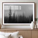 Misty Pines Wall Art Canvas Print – Framed Woodland by MyGreatCanvas | Canvas Wall Art Prints | Photo Prints & Wall Decor