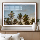 Palm Trees Wall Art Canvas Print – Framed Tropical Vibes Art by MyGreatCanvas | Canvas Wall Art Prints | Photo Prints & Wall Decor