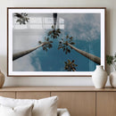 Tropical Palm Trees Wall Art Canvas Print Framed California by MyGreatCanvas | Canvas Wall Art Prints | Photo Prints & Wall Decor