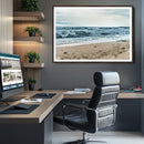 Ocean Wall Art Canvas Print – Moody Coastal Seascape Scene