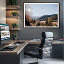 Rustic Landscape Wall Art Canvas Print – Serene Valley Scene
