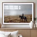 Cowboy Wall Art Canvas Print – Framed Western Ranch Scene by MyGreatCanvas | Canvas Wall Art Prints | Photo Prints & Wall Decor