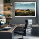Rustic Farmhouse Wall Art Canvas Print – Teton Range Mormon