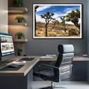 Joshua Tree Desert Wall Art Canvas Print – Framed