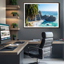 Big Sur Wall Art Canvas Print – Framed California Coastline