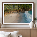 Tropical Beach Wall Art Canvas Print, Framed Ocean Waves and by MyGreatCanvas | Canvas Wall Art Prints | Photo Prints & Wall Decor