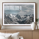 Snowy Peaks Wall Art Canvas Print – Alpine Wilderness