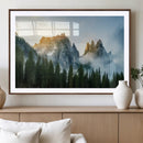 Wilderness Wall Art Canvas Print – Misty Forest Nature