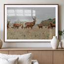 Rustic Deer Wall Art Canvas Print – Autumn Forest Woodland