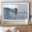 Surfer on Wave Wall Art Canvas Print – Framed Ocean by MyGreatCanvas | Canvas Wall Art Prints | Photo Prints & Wall Decor