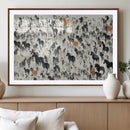 Wild Horse Stampede Wall Art Canvas Print – Monochrome by MyGreatCanvas | Canvas Wall Art Prints | Photo Prints & Wall Decor