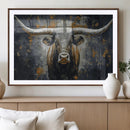 Rustic Bull Wall Art Canvas Print, Longhorn Wall Decor for by MyGreatCanvas | Canvas Wall Art Prints | Photo Prints & Wall Decor
