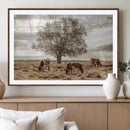 Texas Longhorn Cattle Wall Art, Rustic Western Ranch Canvas by MyGreatCanvas | Canvas Wall Art Prints | Photo Prints & Wall Decor