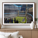 Chicago Dome Stadium Wall Art Canvas Print – Framed Modern