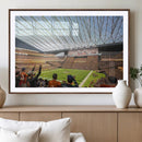 Cleveland Browns Stadium Wall Art Canvas Print – Framed NFL