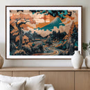 Japanese Landscape Wall Art Canvas Print – Mount Fuji by MyGreatCanvas | Canvas Wall Art Prints | Photo Prints & Wall Decor