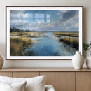 Marshland Wall Art Canvas Print – Serene Water Reflection by MyGreatCanvas | Canvas Wall Art Prints | Photo Prints & Wall Decor