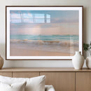 Serene Ocean Waves Wall Art Canvas Print – Pastel Sky Soft by MyGreatCanvas | Canvas Wall Art Prints | Photo Prints & Wall Decor